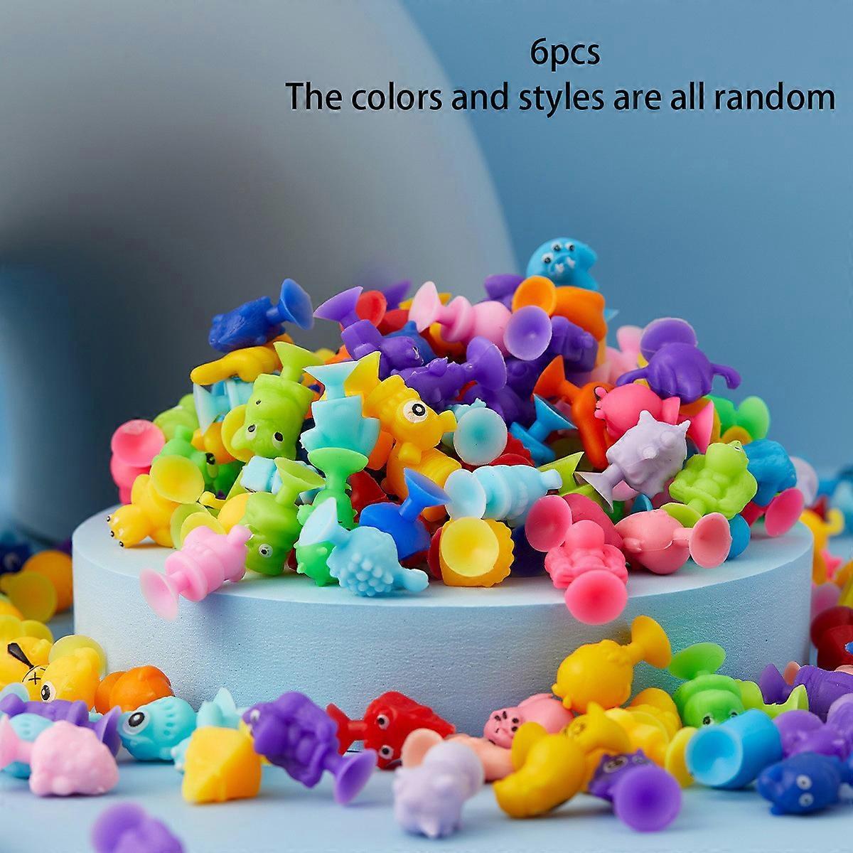 Small monster suction cup simulation animal doll suction cup creative DIY decompression toy, random style