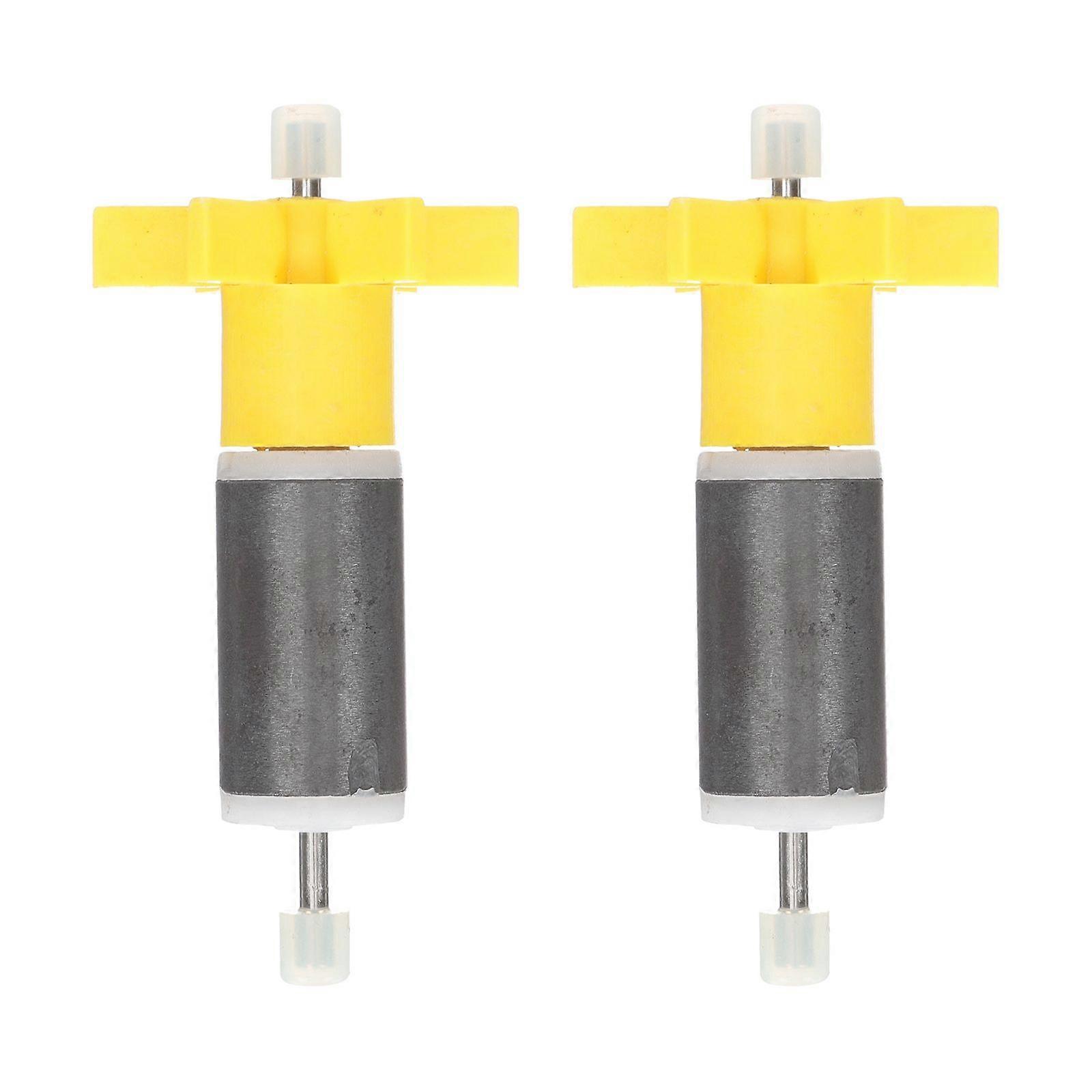 2pcs Submersible Pump Rotor Replacement Filter Impeller Pump Rotor Impeller