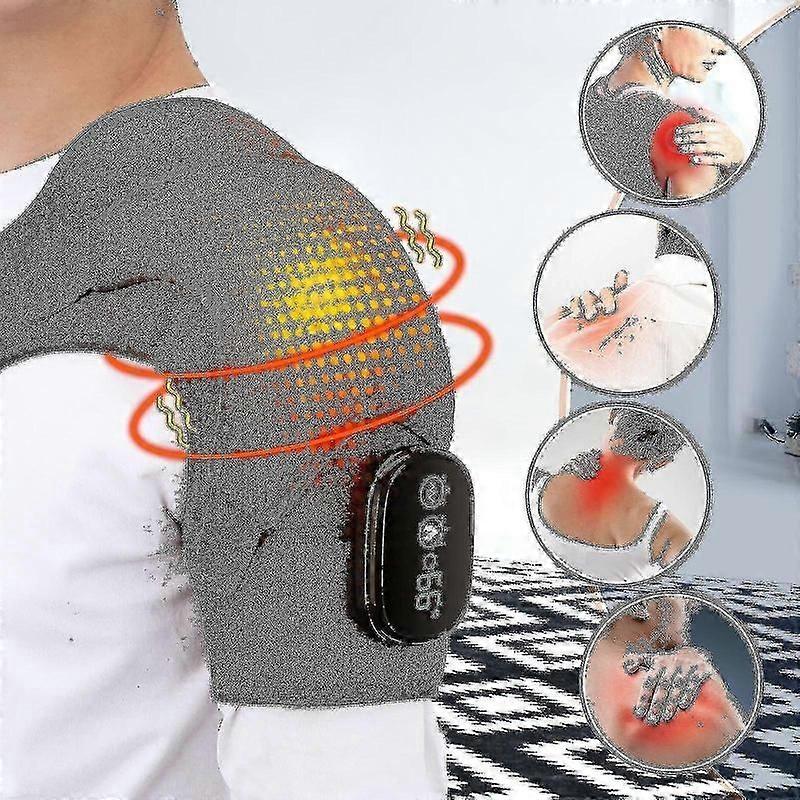 Shoulder wrap with heating and massage