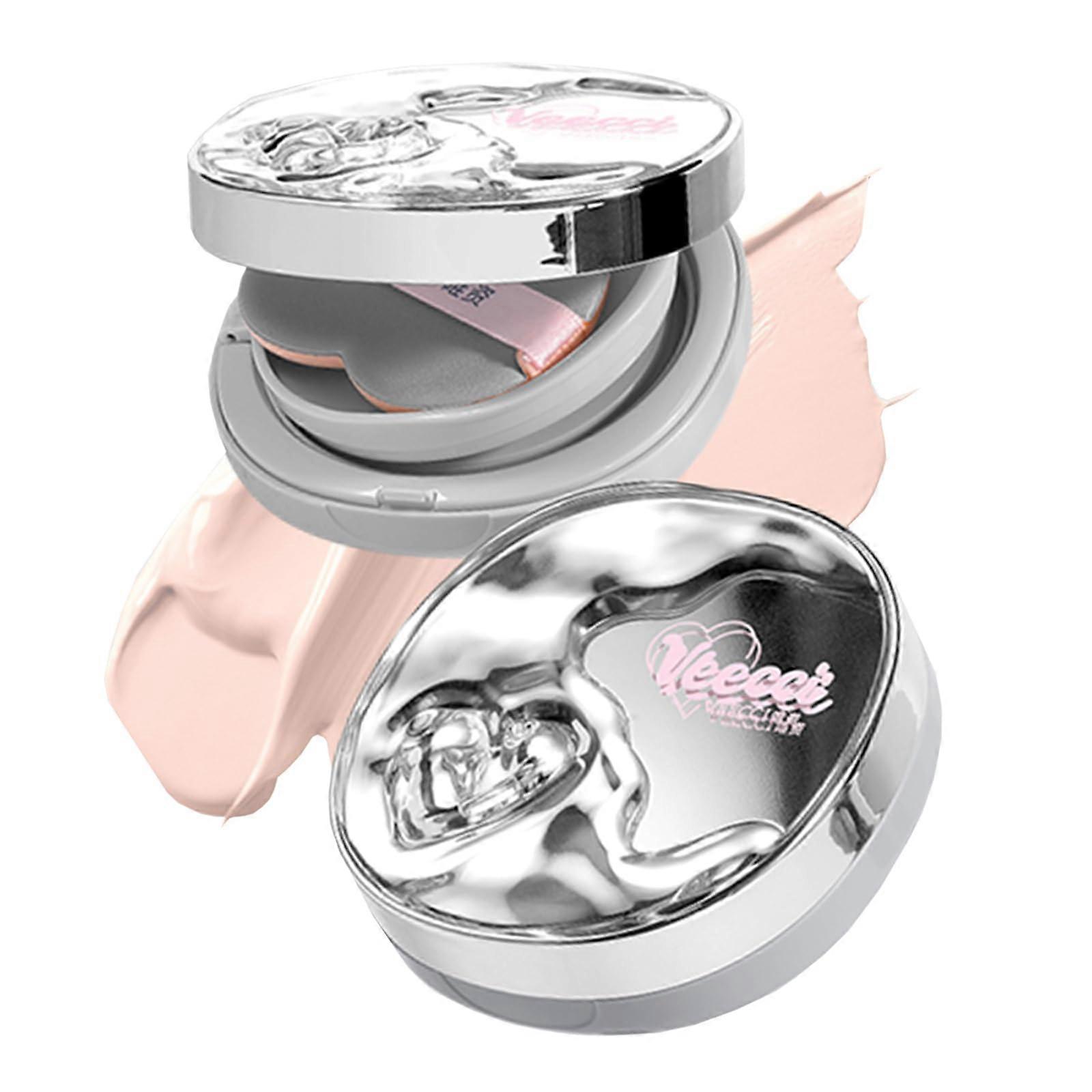 Long Lasting Matte Full Coverage Cushion Foundation, Hydrating Oil Control Compact (Natural Beige)