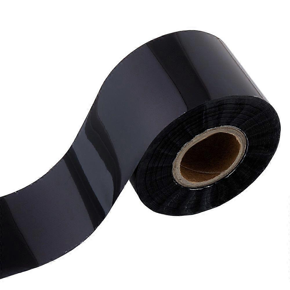 Hot Stamping Foil Paper Roll Flat Black 42mm 120m/roll