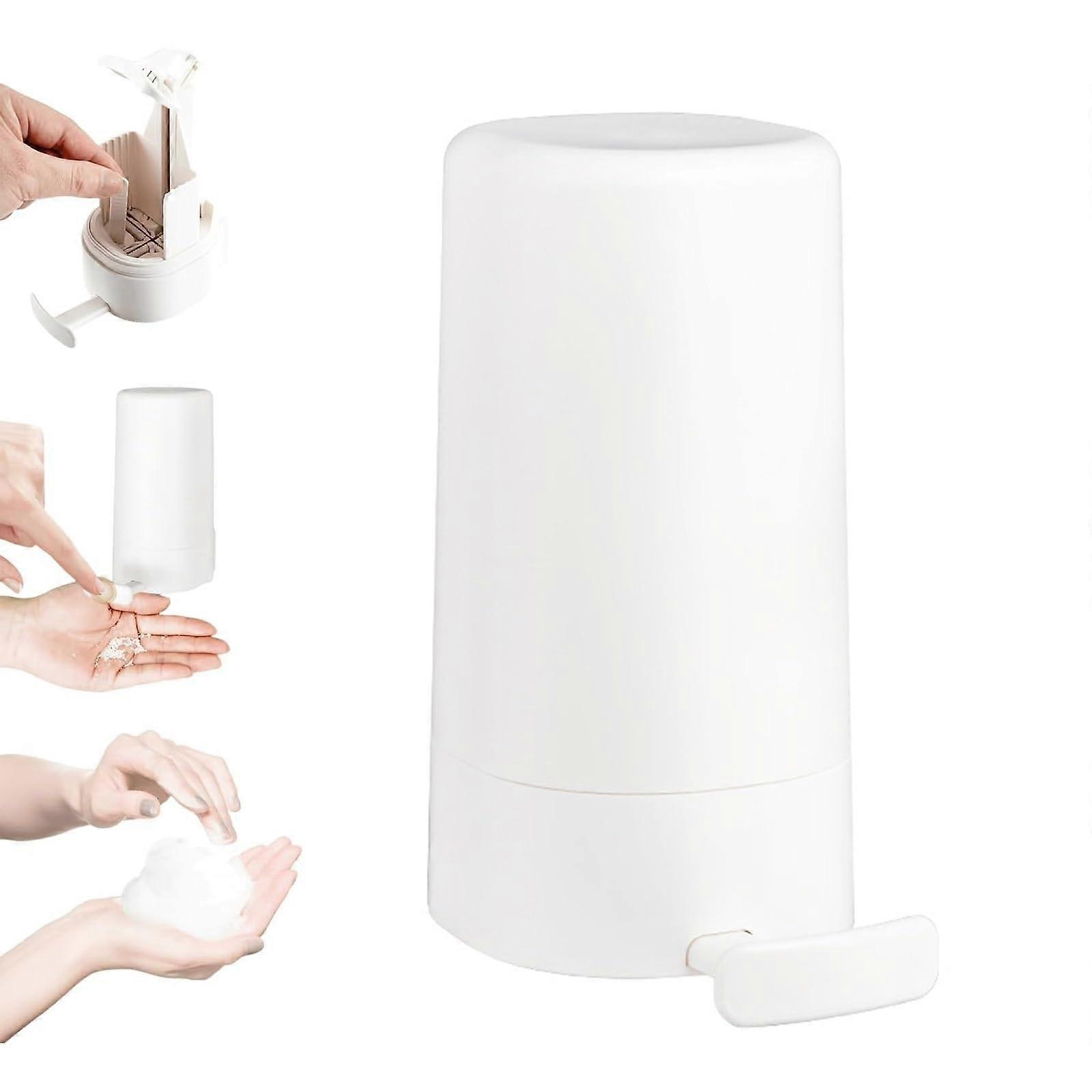 Wall Mounted Soap Grinder Dispenser with Three Grind Settings and Waterproof Lid for Bathroom Kitchen