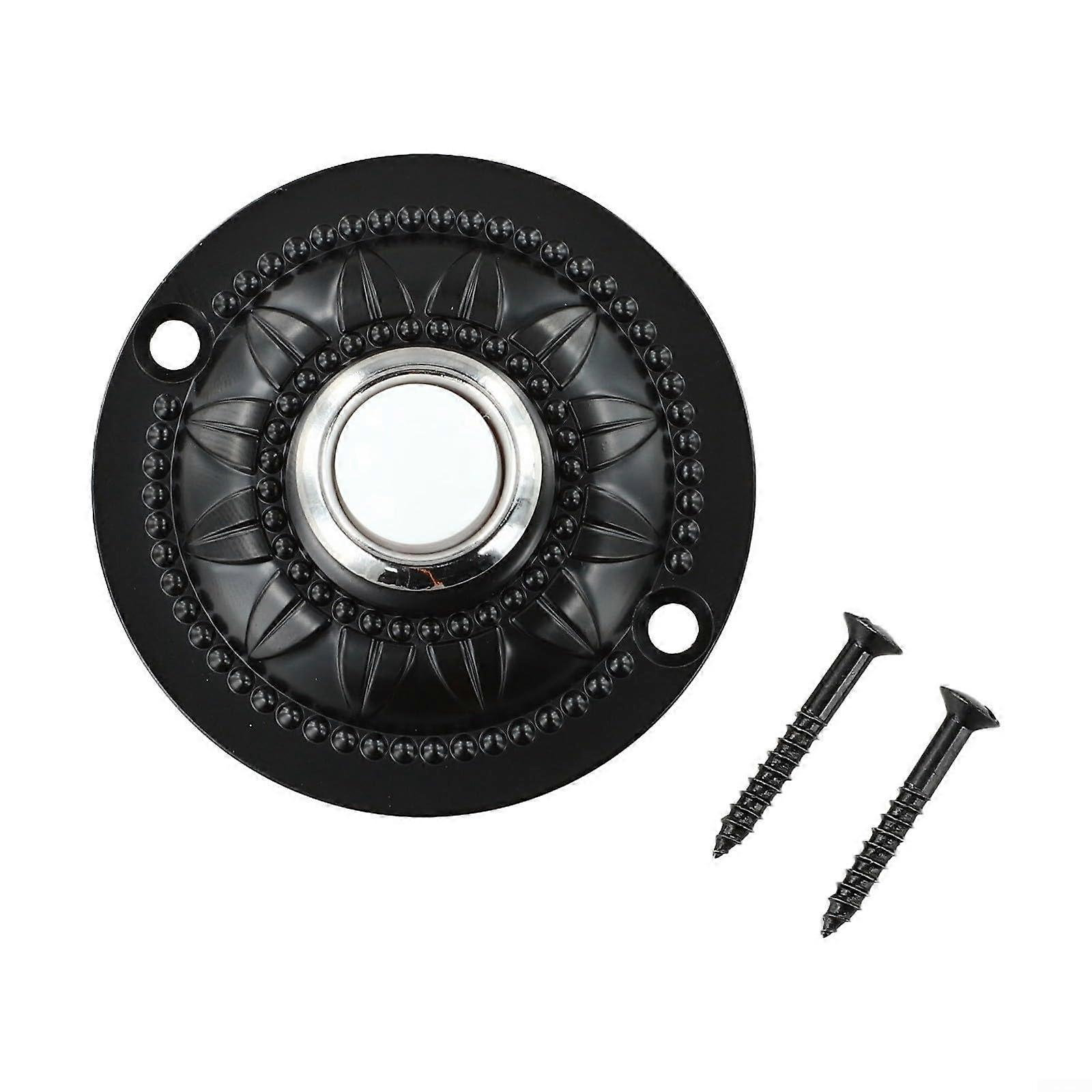 Waterproof Iron LED Doorbell Button with Continuous Light, Low Voltage DC1224V for Home Entry