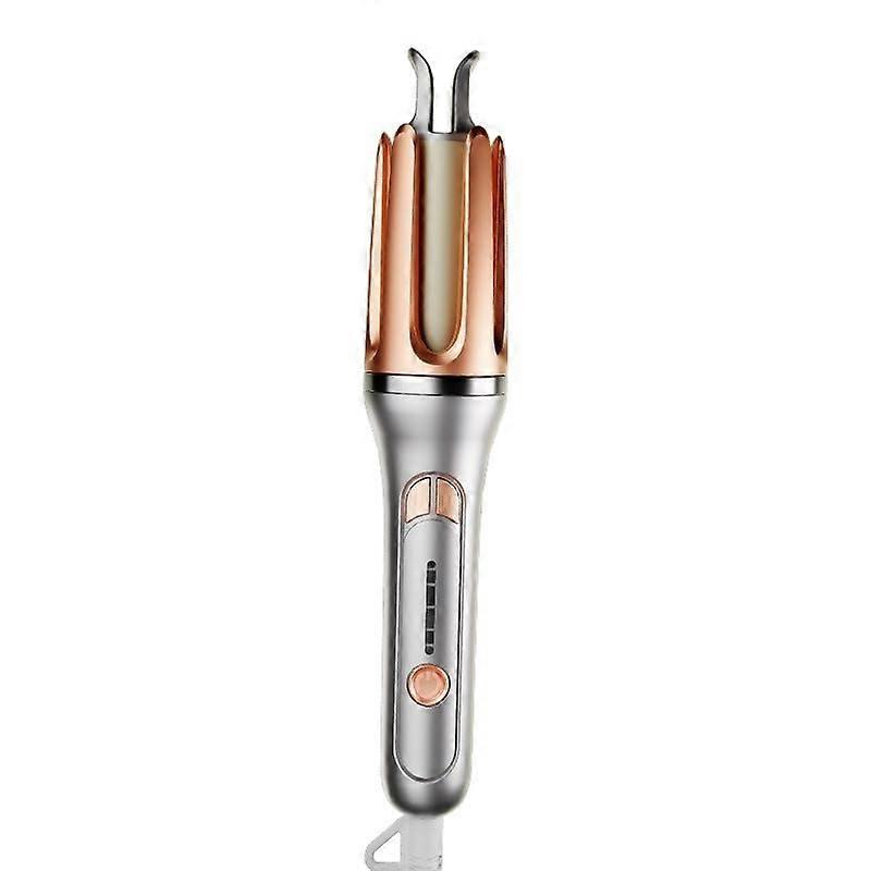 Automatic Curling Iron 1.26 Inch with Fast OneButton Styling, AntiScald, TwoWay Rotation, Dual Voltage