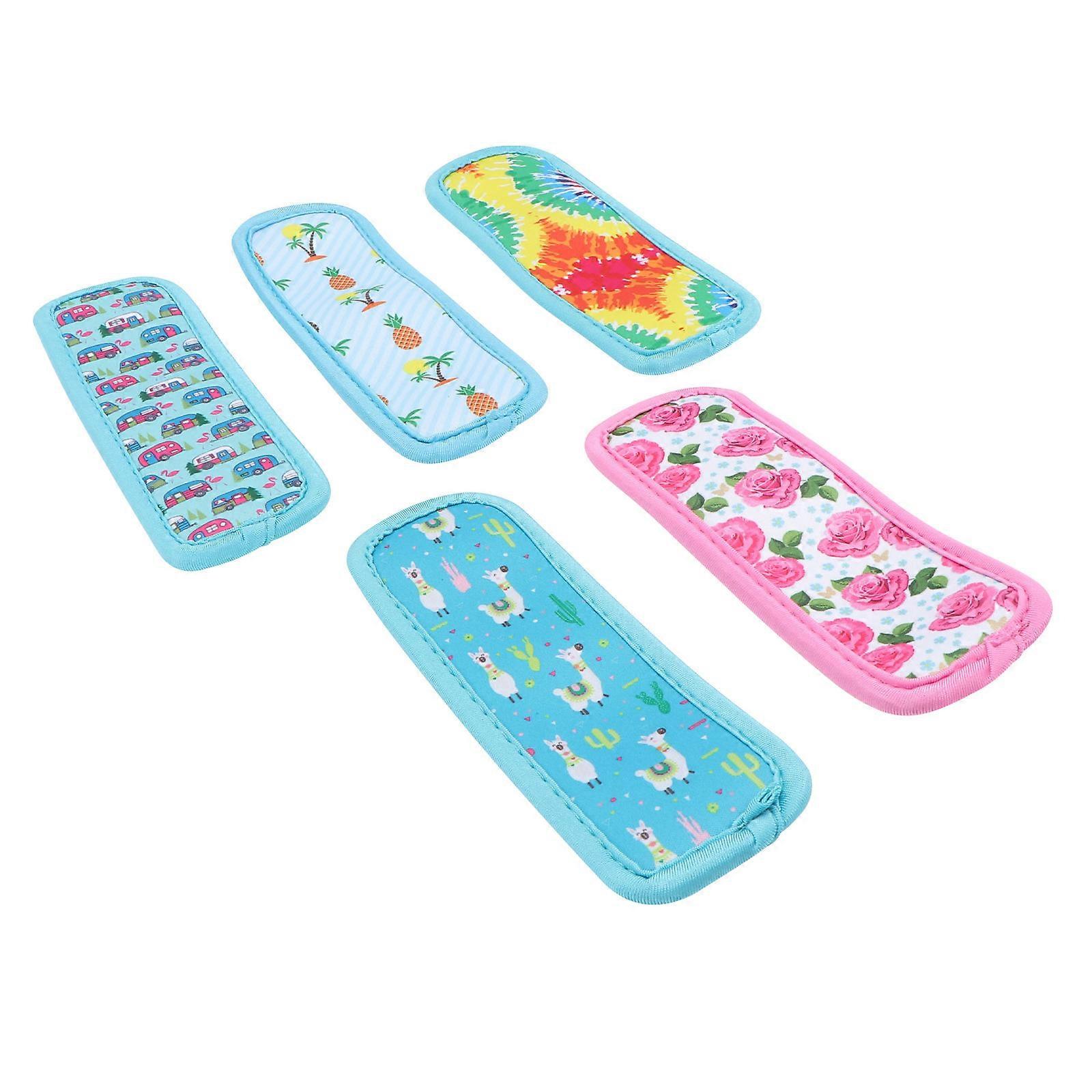 Ice Bags Covers for Home Use 5Pcs Printed Covers Set