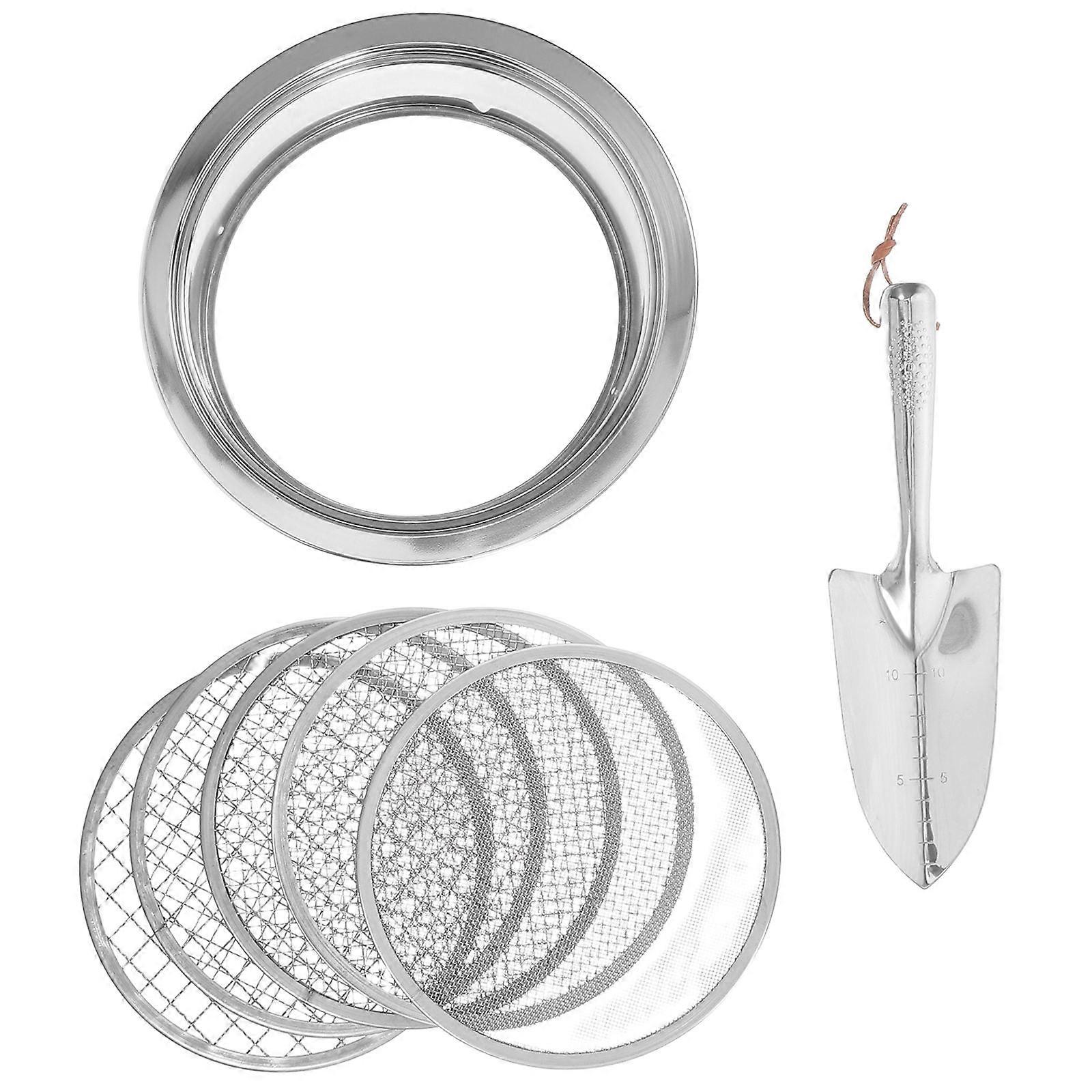 Soil Sieve Stainless Steel Core with Function for 1Set Garden Compost