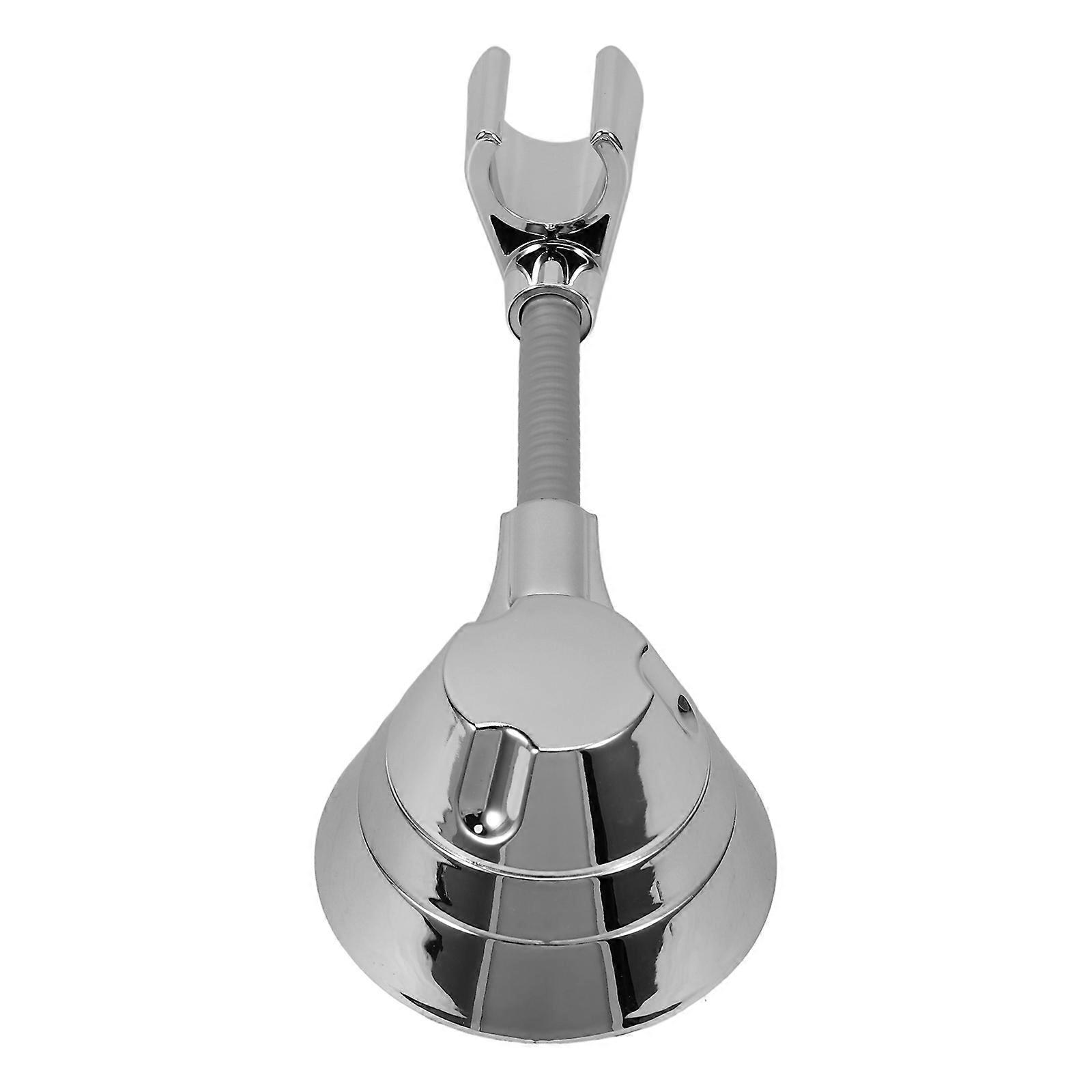 Silver Shower Handle Holder for Bathroom Small Shower Handle Mount Adhesive