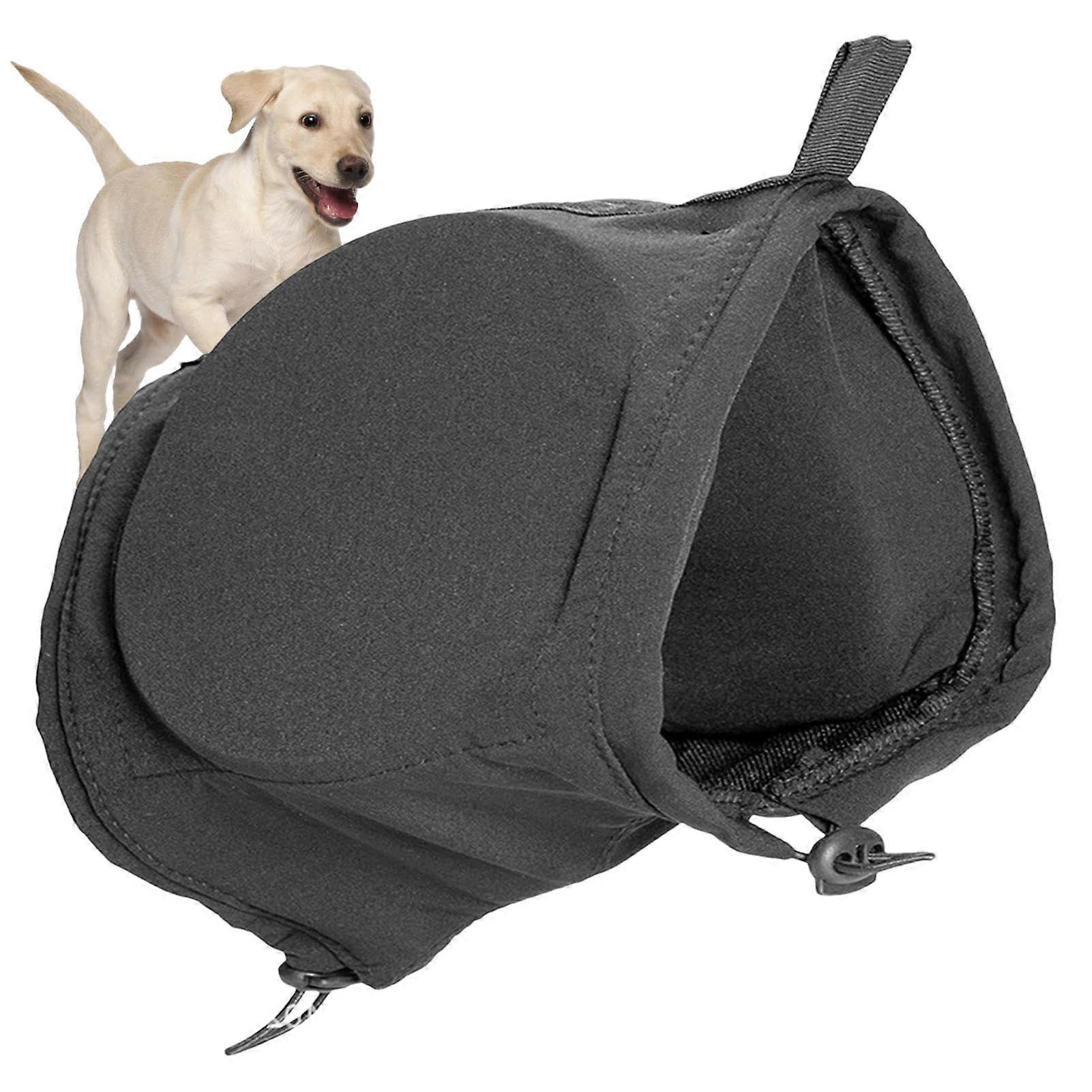 Dog Ear Muffs Noise Reduction Adjustable Winter Ear Wrap with Drawstring for Thunderstorms and Fireworks