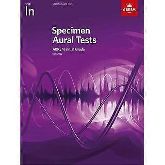 Exemplar fonetiska tester, Initial Grade: med ljud (Specimen Aural Tests (ABRSM))