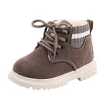 Toddler Kids Baby Girls Boys Warm Boots Lace Up Shoes Short Ankle Booties 12-18 Month Girl Shoes Baby Shoes 3-6 Months Girls