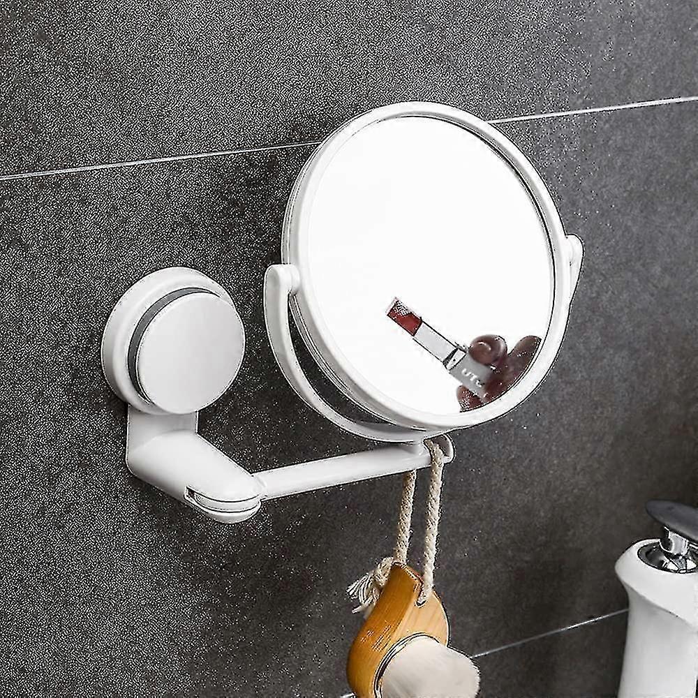 Adjustable Double Sided Magnifying Mirror for Bathroom and Makeup