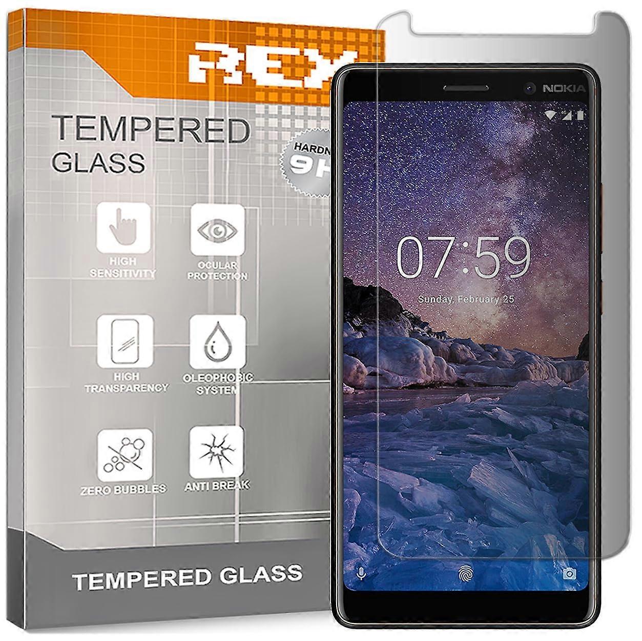 Privacy Tempered Glass Screen Protector for Nokia 7 Plus, AntiSpy with SmudgeResistant Surface