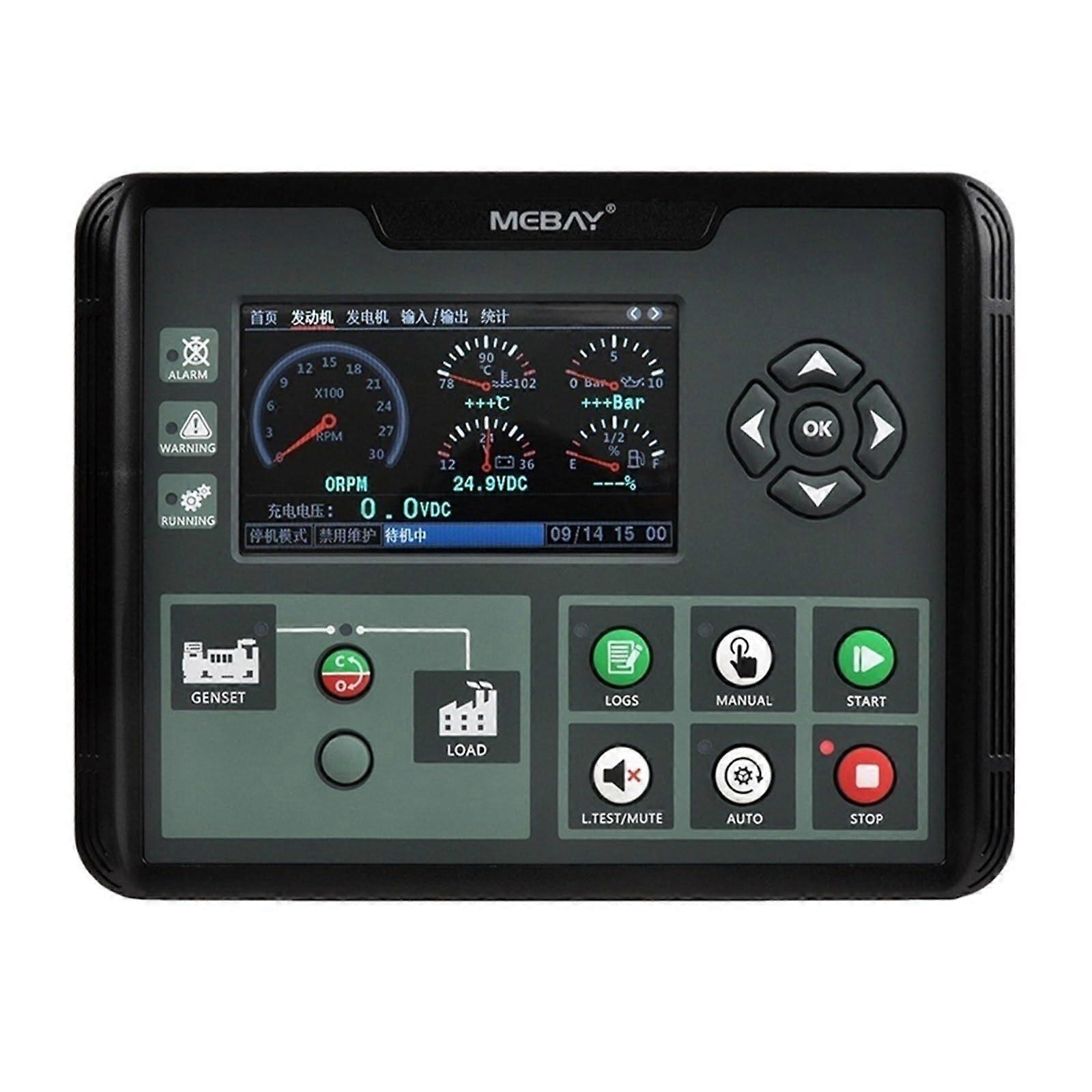 DC60D MK2 Generator Controller with LCD Display for Genset Engine Control and Power Optimization