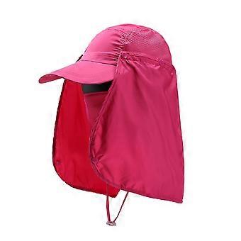 UV-Schutz-Sonnenhut mit Nacken- und Ohrenklappen, UPF 50+, schnelltrocknend, Unisex – geeignet für Outdoor-Aktivitäten
