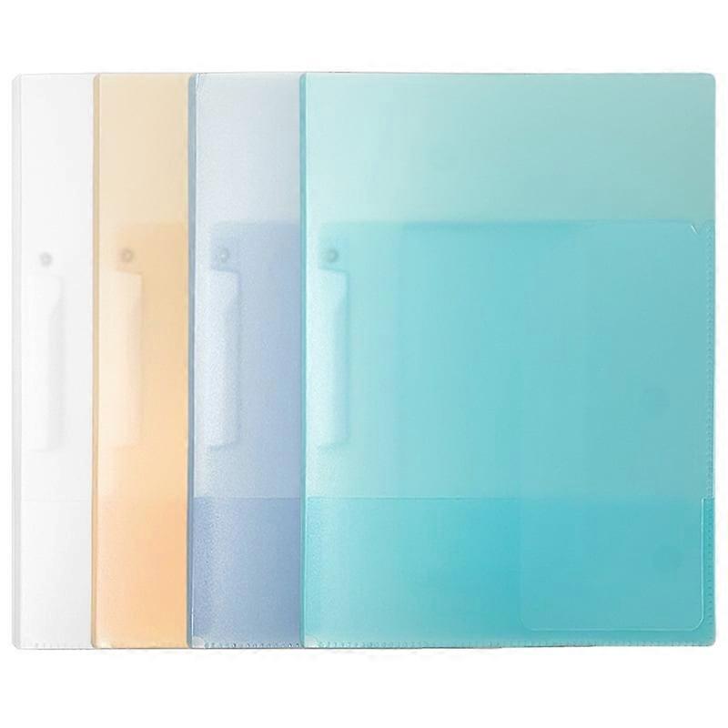 4PCS Multi-Functional A4 File Folder Set in Durable Design for Organization