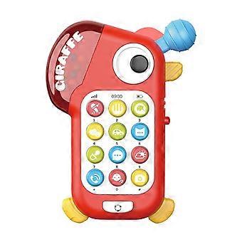 Interaktives Spielzeugtelefon – Unterhaltsames und lehrreiches Gerät für die frühe Kindheit mit Lichtern, Geräuschen und Tasten zur Förderung der geistigen Entwicklung