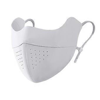 GOLOVEJOY Summer Ice Silk Face Mask UPF50+ UV Protection Hyaluronic Acid Moisturizing Face Cover for Outdoor Sports