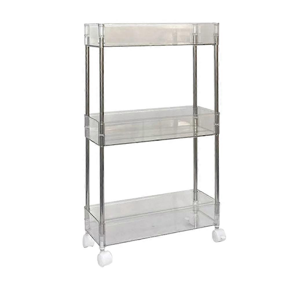 3-Tier Rolling Utility Cart Multi-Layer Rack for Holding Use