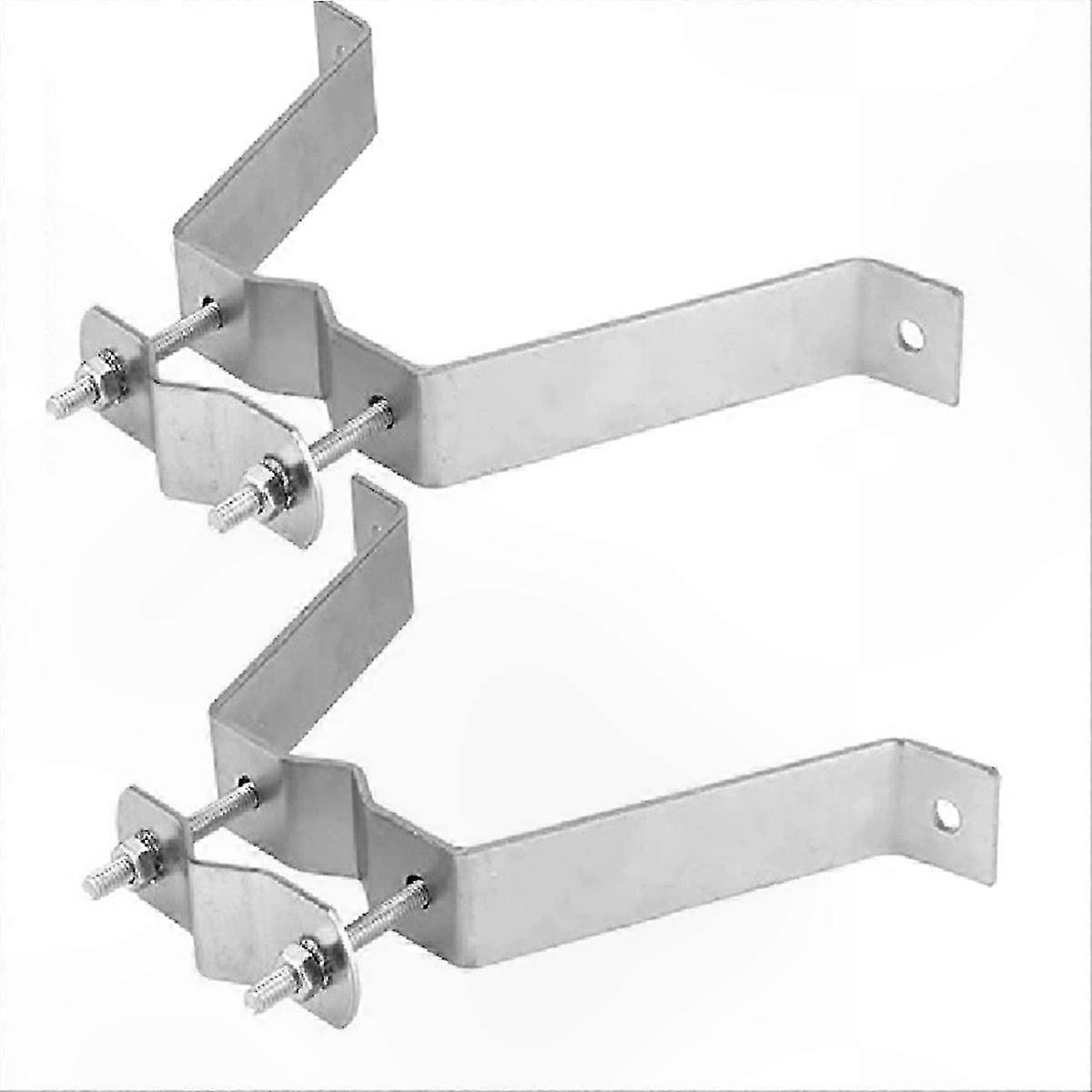 Supporto a parete regolabile e resistente per antenna TV con 2 staffe