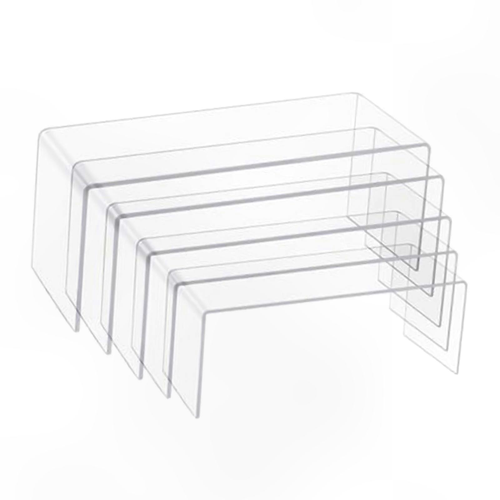Transparent Acrylic Rectangle Display Stand Plinth