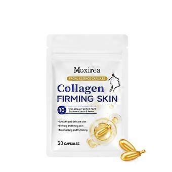 Collagen Gesichtsessenz-Kapseln, Feuchtigkeitsspendendes Hautpflegeserum, 30 Kapseln