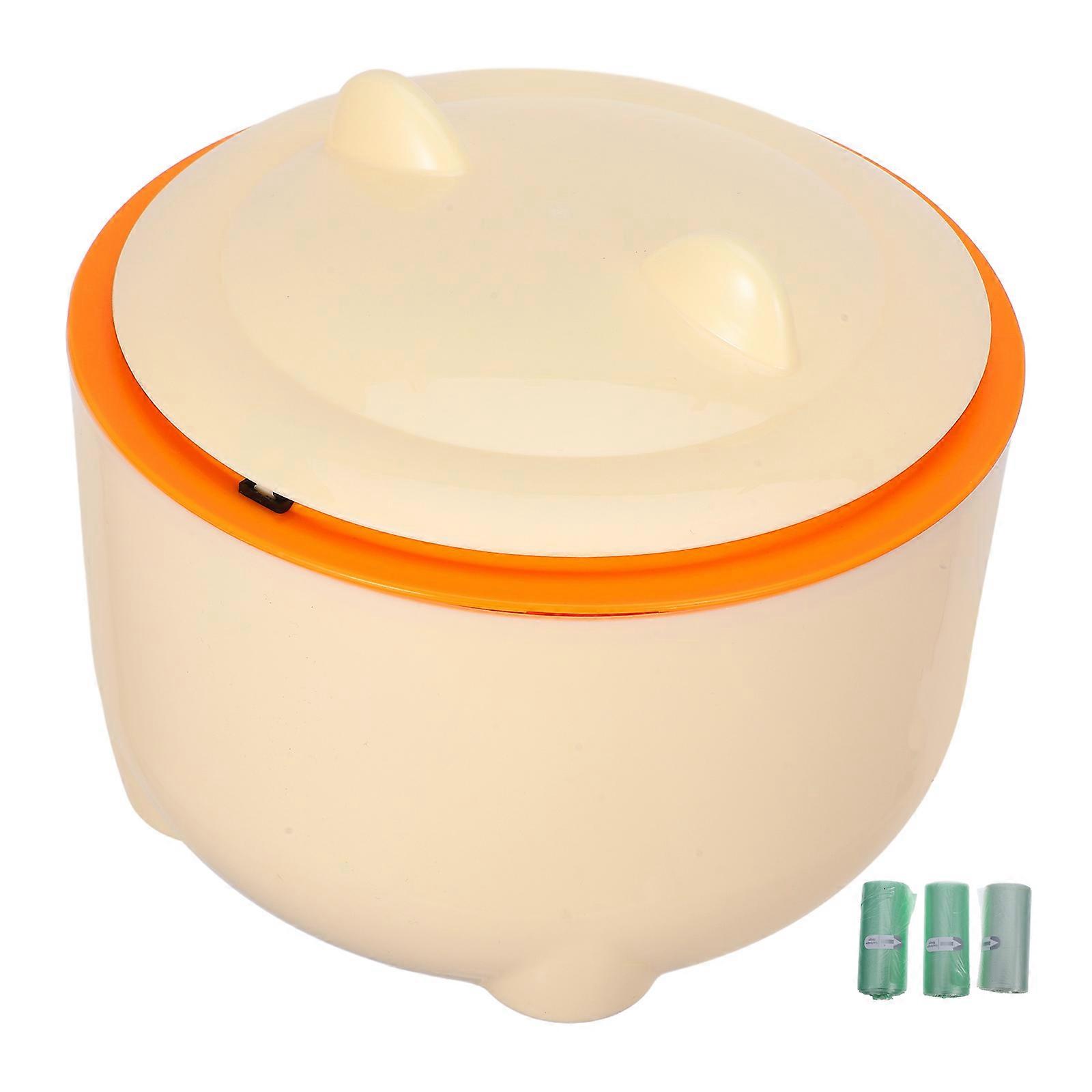 Pet Litter Storage Container with Lid for 2Sets