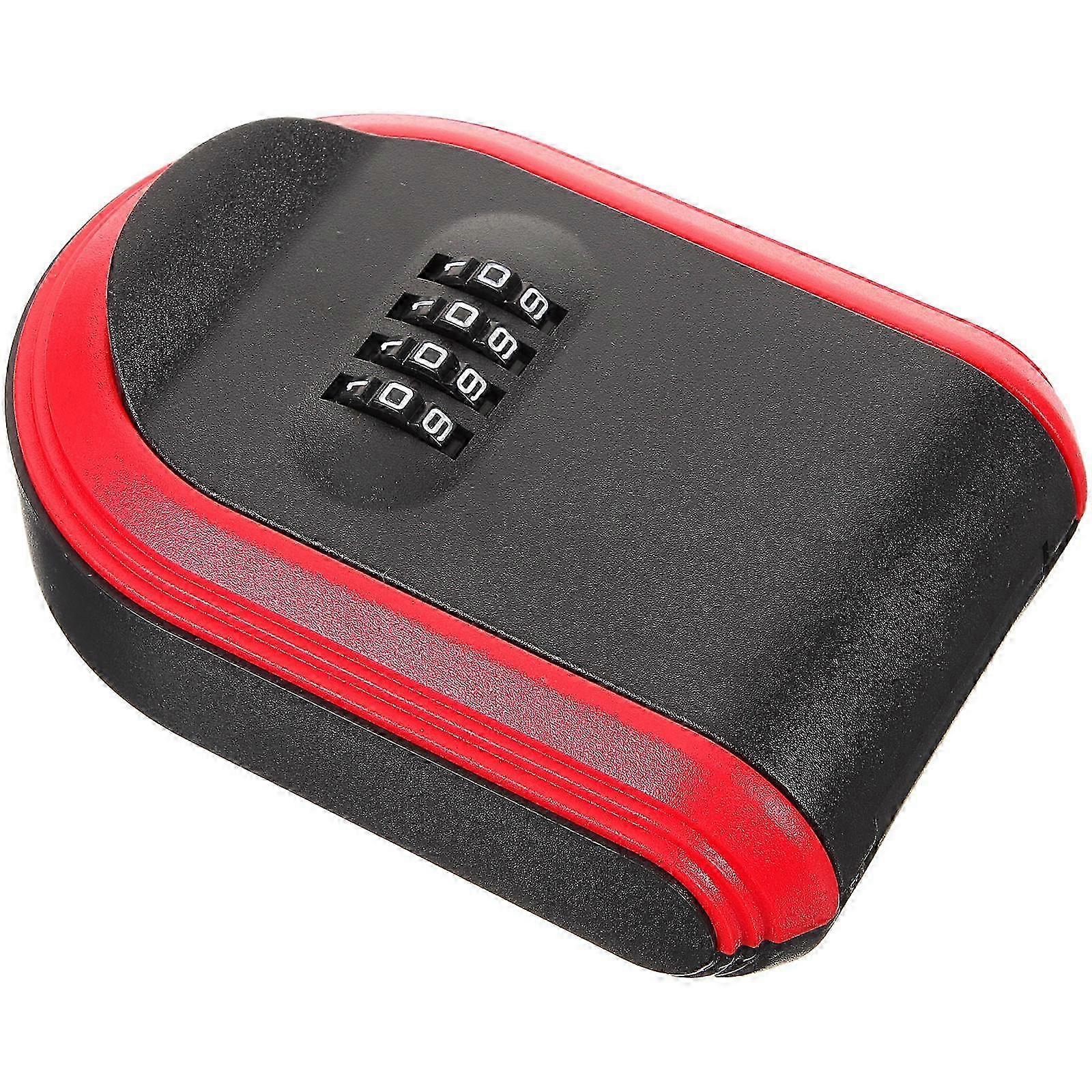 Lockable Box ABS Plastic Office Use 13.00X9.30X5.00cm 4-Digit Code Security Key Box 1Pcs