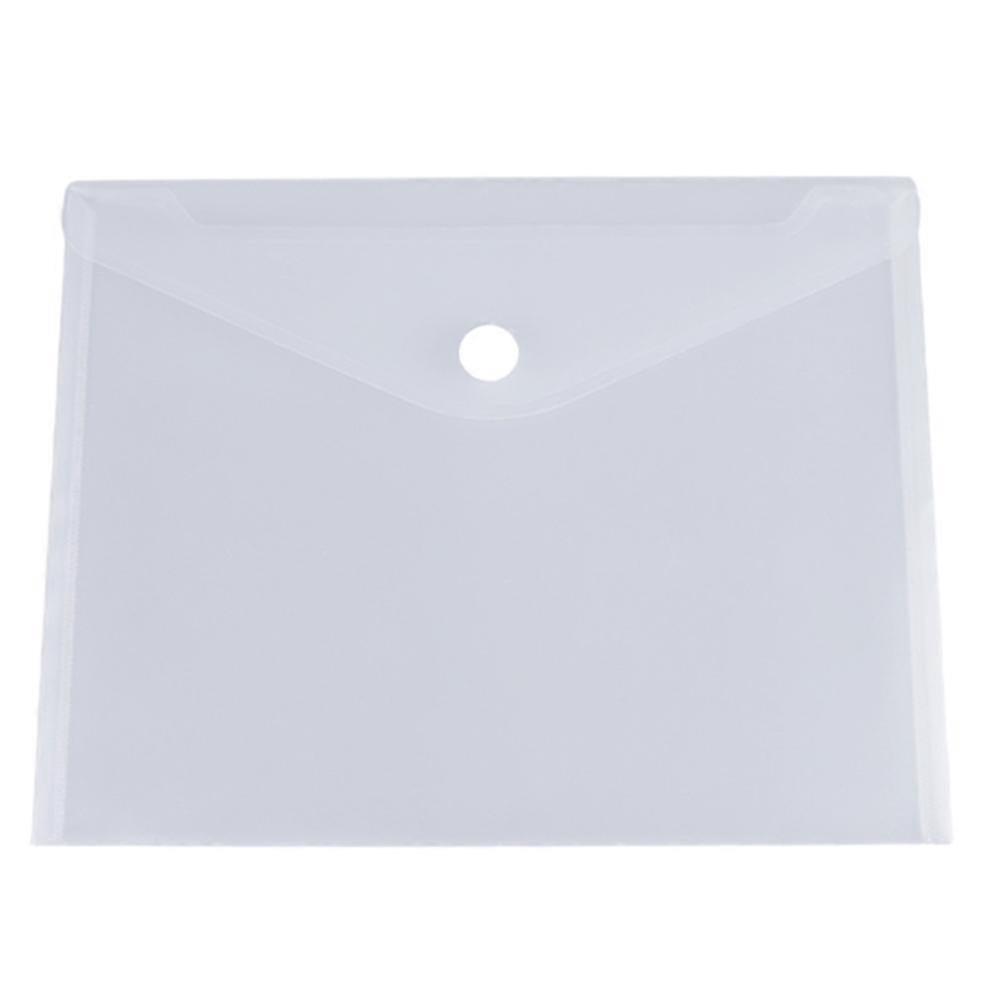 Transparent A4 Plastic Envelope File Bag - 30pcs Large Capacity