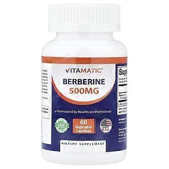 Vitamatic, Berberine, 500 mg, 60 Vegetable Capsules, 2-Pack