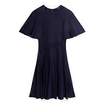 Ted Baker Womens/Ladies Knitted Crew Neck Flutter Skater Dress