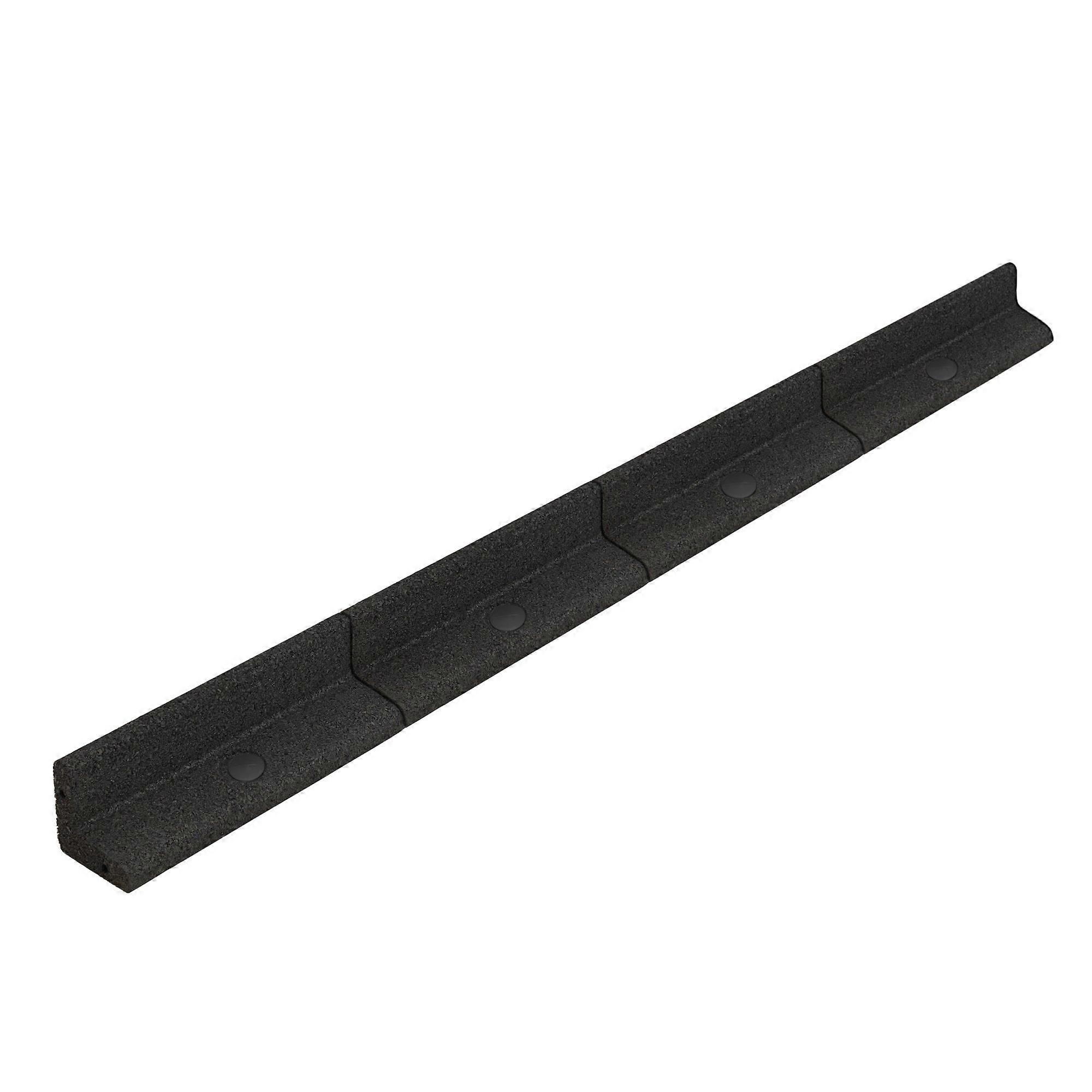 Bordure de pelouse flexible 19,2 m avec maillet - Noir