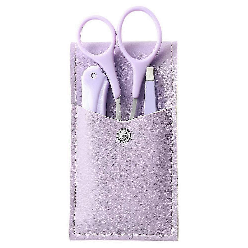 Eyebrow Trimmer Set Convenient Folding with Comb Makeup Tool
