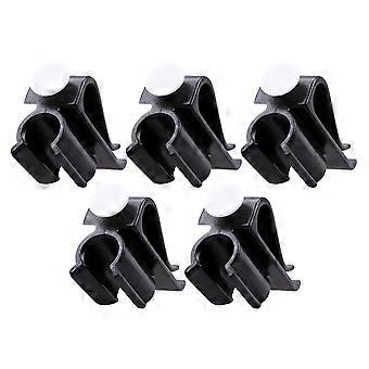 5 Pcs Putter Clip On Clamp Holder Organizer Club Clip Ball Marker for Accessories Supplies (Black)