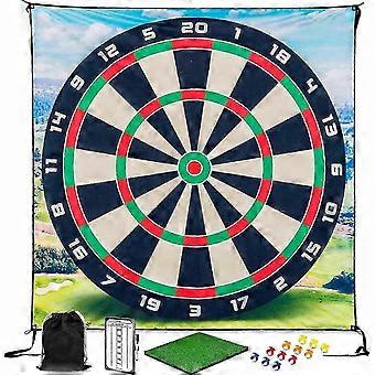 Interactive Indoor and Outdoor Practice, Golf Chipping and Dart Hitting Set with Sticky Surface for Kids and Adults