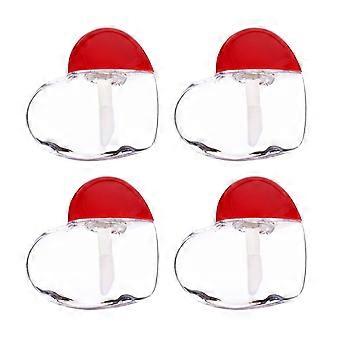 Lip Balm Bottles DIY Heart Shaped Tube for Storage Use 60 Pieces