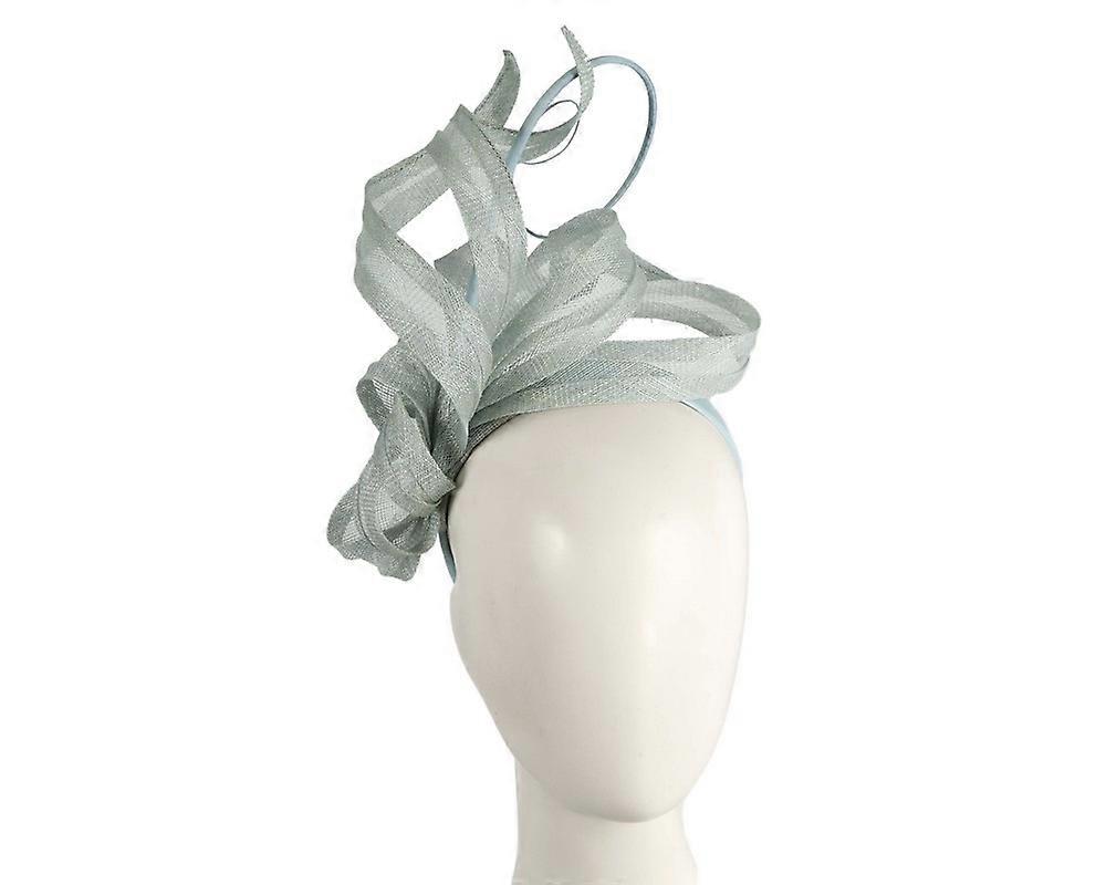 Light Blue Sinamay Fascinator by Max Alexander MA1020LBL