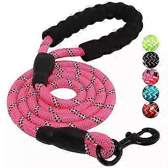 Nylon Dog Harness Leash For Medium Large Dogs Leads Pet Training Running Walking Safety Mountain Climb Dog Leashes Ropes Supply 26-27