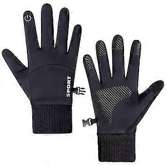 Winterhandschoenen voor mannen en vrouwen - waterdichte warme handschoen voor koud weer, thermische handschoenen met touchscreenvinger voor training, hardlopen, fietsen, fietsen
