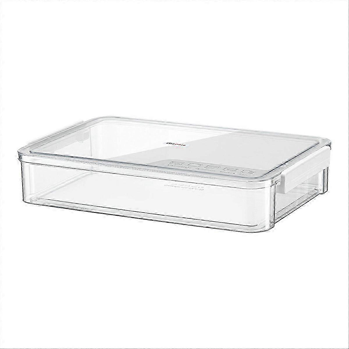A4 Transparent Storage Box Portable Plastic Document White