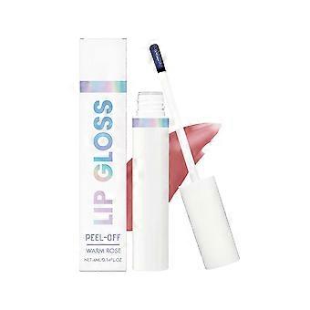 Gloss labial peel-off com cor, longa duração, nutritivo e com brilho, fácil de remover.