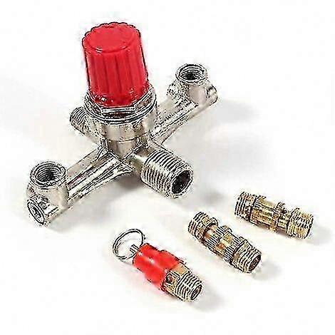 Alloy Double Outlet Pressure Regulating Valve Accessory for Air Compressor