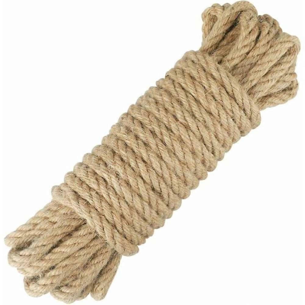 Braided Jute Rope Durable Biodegradable