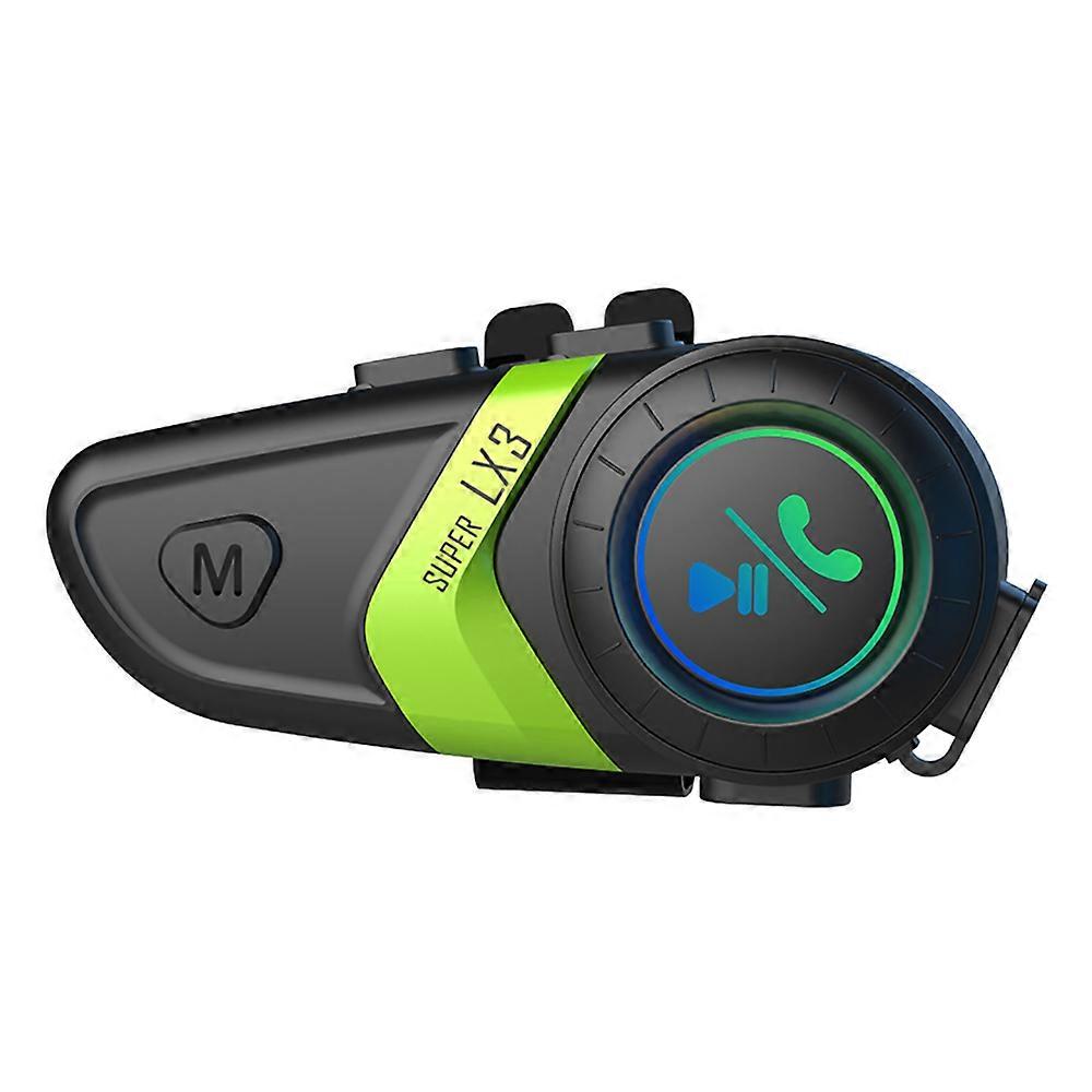 Bluetooth 5.3 Waterproof Motorcycle Intercom with FM Sharing