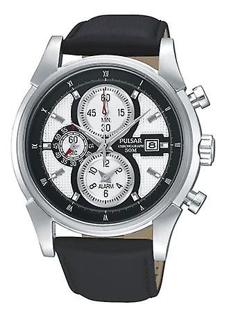 Pulsar toledo watch for Quartz Analog Man with Cowhide Bracelet PF3939X1