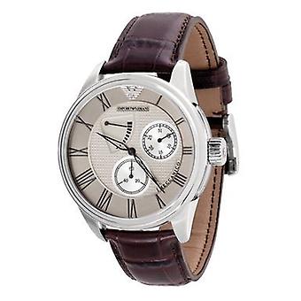 Armani MECCANICO automatische analoge mannen horloge met AR4611 Cowskin armband