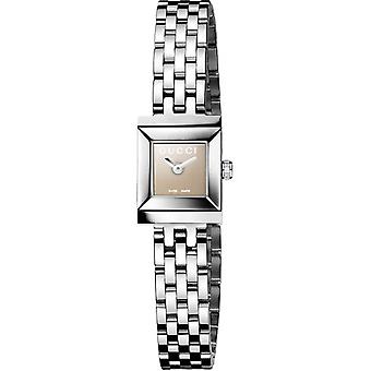 R. gucci g-frame sq ac/ac e/ll Quartz Analog Woman Watch with YA128501 Stainless Steel Bracelet