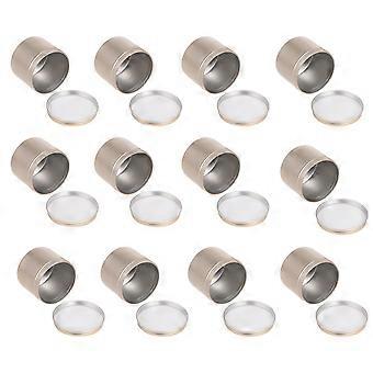 Aluminum Jar Cream Container for Storage 36Pcs 100Ml Leak-Proof Golden Jars