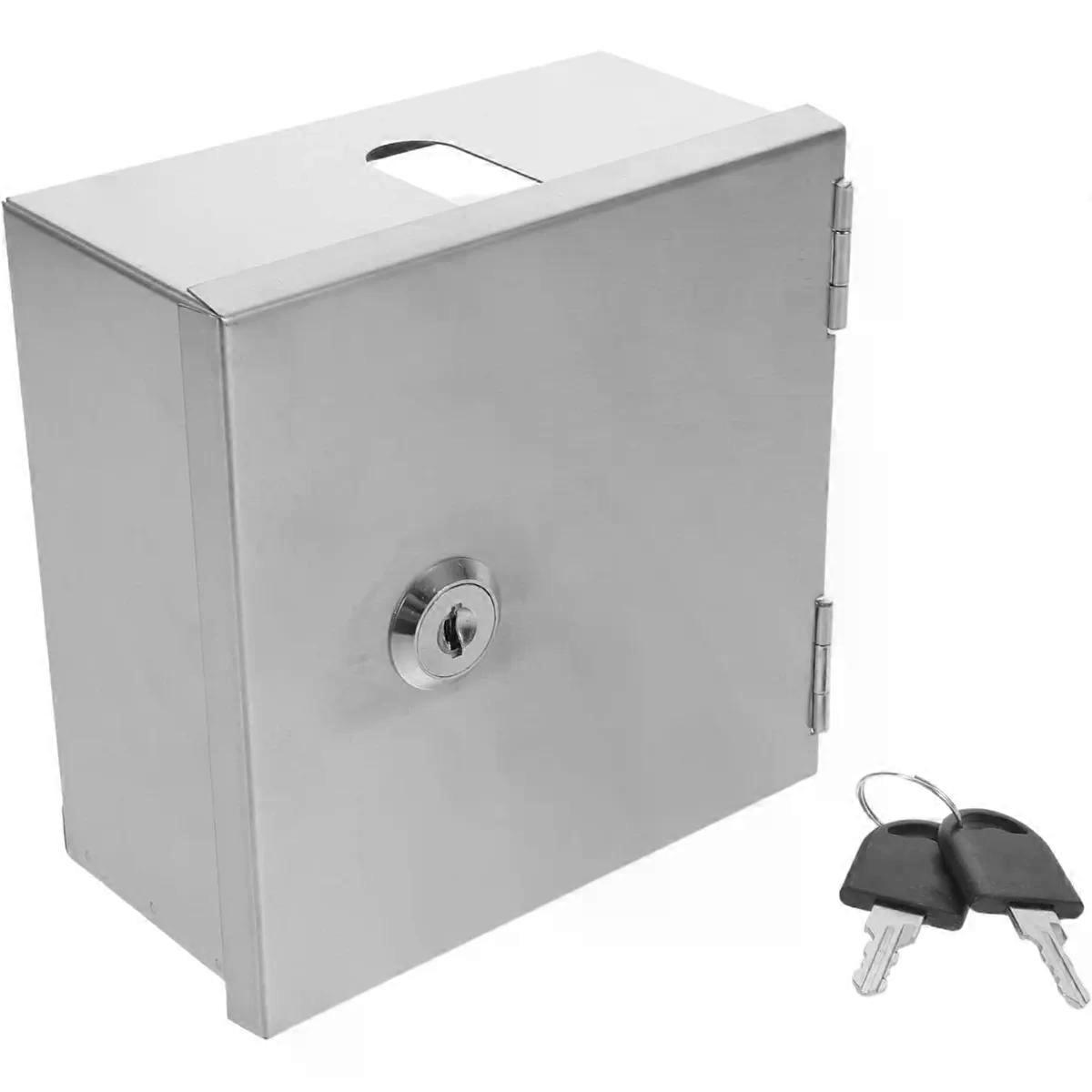 Steel 86 Type Lockable Outlet Cover with Key