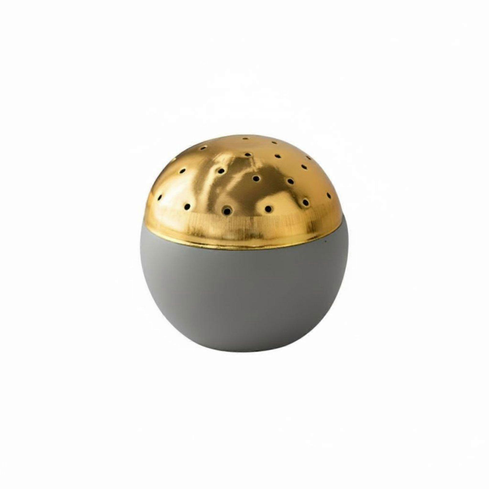 Spherical Cement Incense Burner, Modern Creative Rock, Handheld