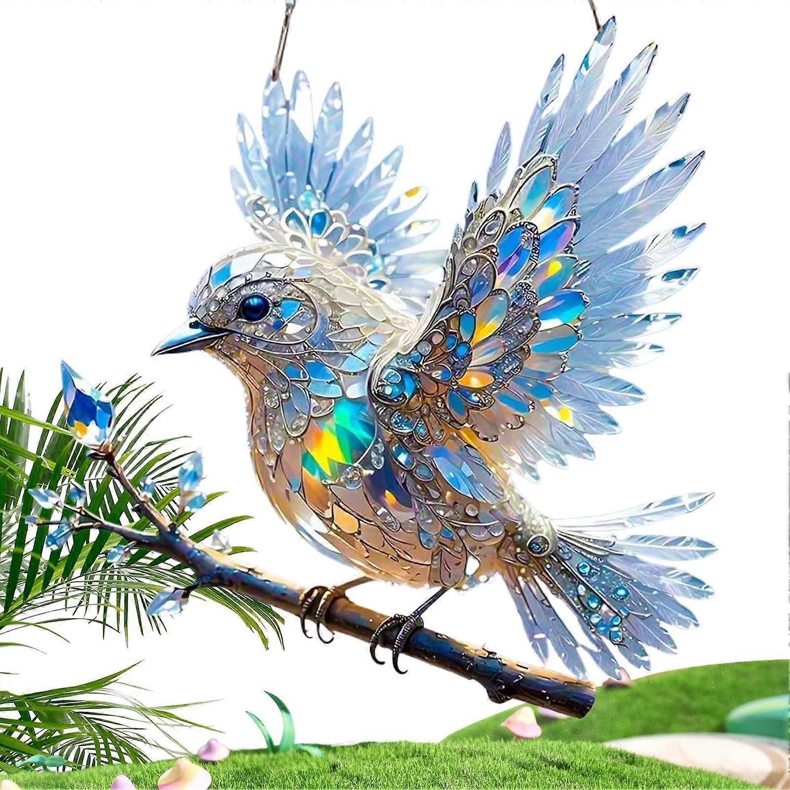 Double-Sided Bluebird Light Catcher